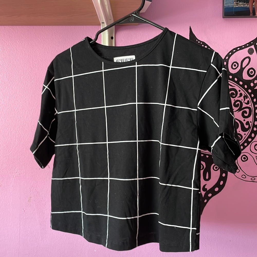 B&W Grid Tee